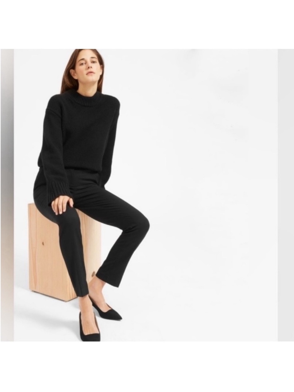 Everlane Wool The Slim Gray Trousers/Pants Sz 2